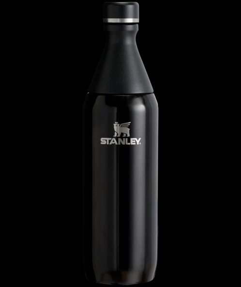 Stanley THE ALL DAY SLIM BOTTLE  0.60 LT / 20OZ BLACK Su Termosu AS1012069024 ürün görseli 1