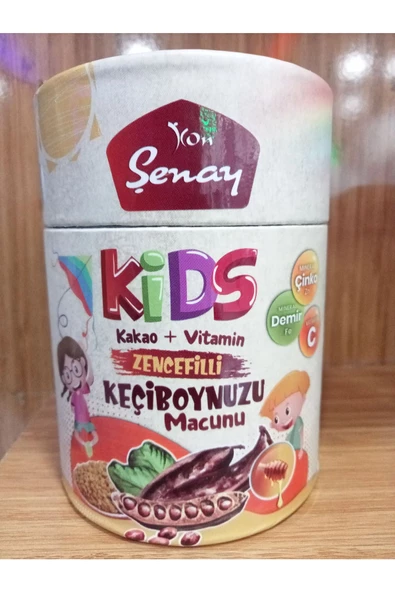 KONŞENAY Çocuklar için Kakaolu Zencefilli Keçiboynuzu Macunu ürün görseli 1