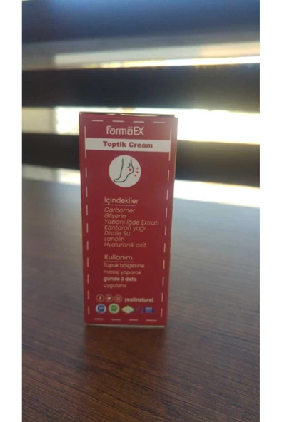 farmaex TOPTİK KREM TOPUK KREMİ - Resim 2