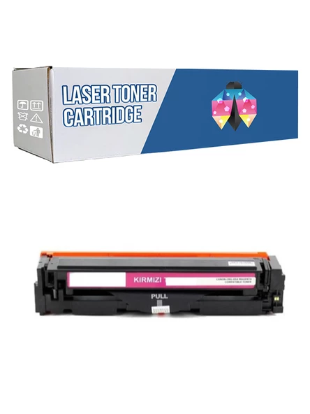 Safir Toner Canon CRG-054H/ Cf540a/203A  Kırmızı  3.100 Syf  Muadil Toner ürün görseli 1