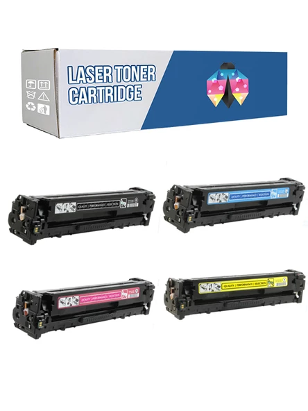 Safir Toner Canon CRG-731/CB540 İ-Sensys MF-8230Cn  CMYK 1 Set  Muadil Toner ürün görseli 1