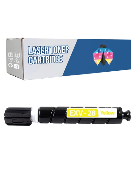 Safir Toner Canon imageRUNNER Advance C5250i C-EXV-28 Sarı 38.000 Syf  Muadil Toner ürün görseli 1