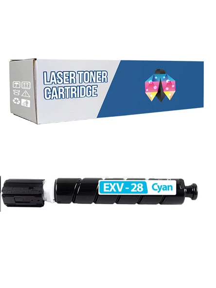 Safir Toner Canon imageRUNNER Advance C5045  C-EXV-28 Mavi 38.000 Syf  Muadil  Toner ürün görseli 1