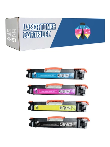 Safir Toner Canon CRG-729 / İ-Sensys LBP CMYK 1 Set   Muadil Toner ürün görseli 1