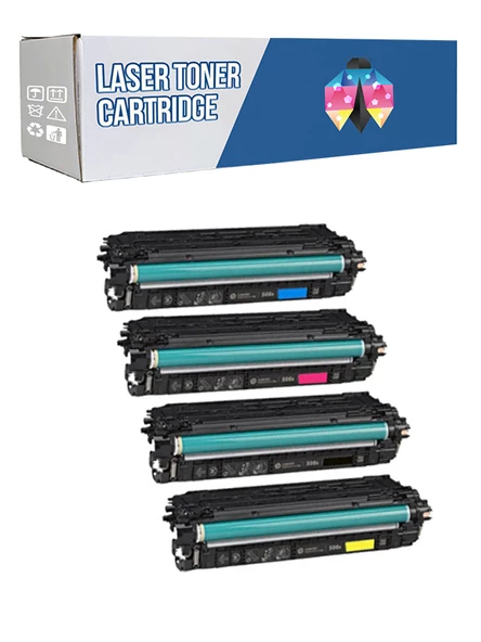 Safir Toner Canon CRG-040H  Canon İ-Sensys LBP-712Cdn CMYK 1 Set  Muadil Toner ürün görseli 1