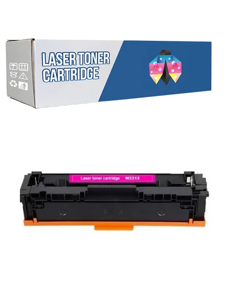 Safir Toner Hp 207A-W2213A Hp Color LaserJet Pro M255dw  1.250 Syf Kırmızı Çipli Muadil Toner ürün görseli 1