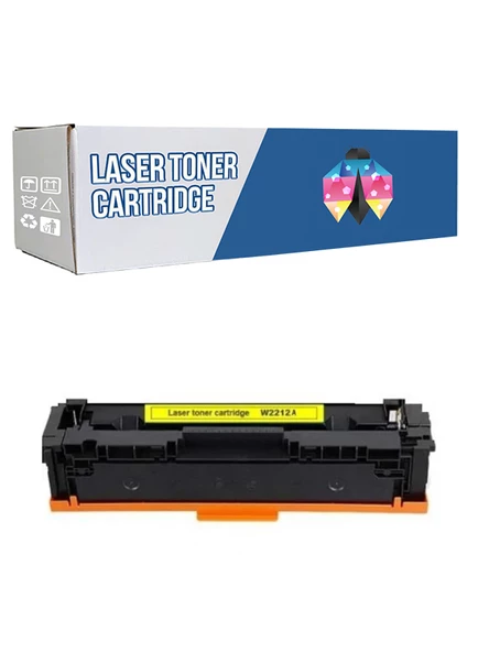 Safir Toner Hp 207A-W2212A 1.250 Syf Sarı Çipsiz Muadil Toner ürün görseli 1
