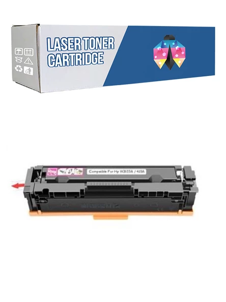 Safir Toner Hp 415A-W2033A LaserJet Enterprise MFP M480f Kırmızı 2.400 Syf  Çipli Muadil Toner ürün görseli 1