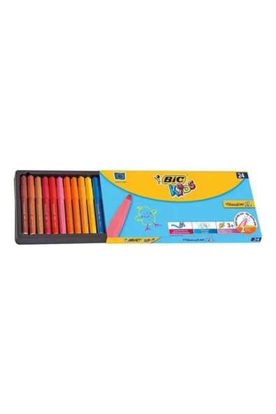 BİC JUMBO KEÇELİ 24 LÜ KUTU XL JUMBO - Resim 2