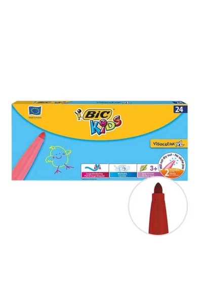 BİC JUMBO KEÇELİ 24 LÜ KUTU XL JUMBO ürün görseli 1