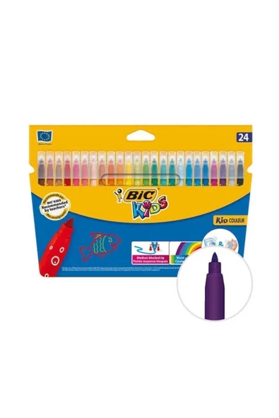 BİC KİD COULEUR KEÇELİ BOYA 24 LÜ ürün görseli 1