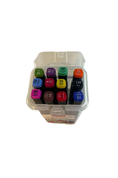 MONA LISA NORA TOUCHBLACK MARKER 12 RENK - Resim 2