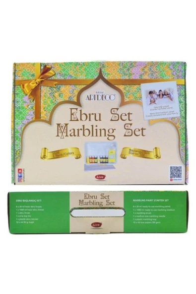ARTDECO EBRU BAŞLANGIÇ SETİ 8X30 ML - Resim 2