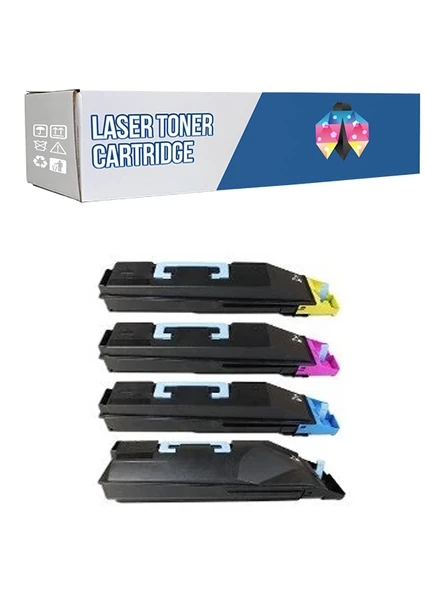 Safir Toner  Kyocera TK-865  300ci CMYK 1 Set  Muadil Toner ürün görseli 1