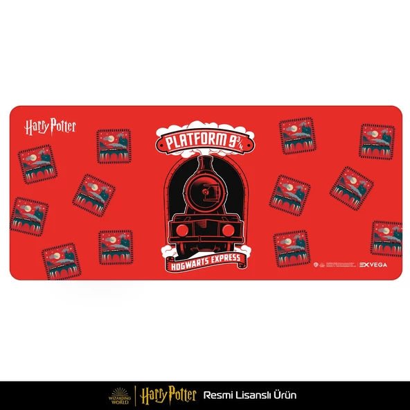 Harry Potter Hogwarts Express Platform 9 3/4 Mousepad XXL - Resim 3