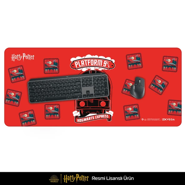Harry Potter Hogwarts Express Platform 9 3/4 Mousepad XXL - Resim 2
