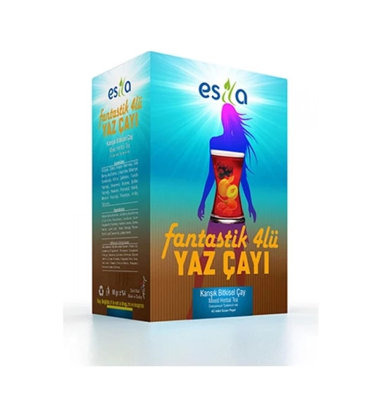 Esila Fantastik Dörtlü Yaz Karışık Bitki Süzen Poşet Çay 45 x 2 G 1kutu ürün görseli 1