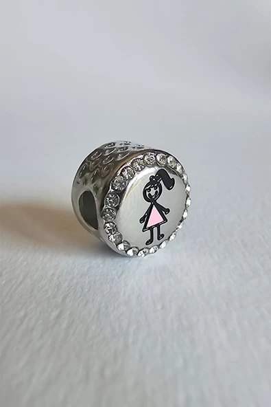 ÇELİK CHARM ÇÖP KIZ ürün görseli 1