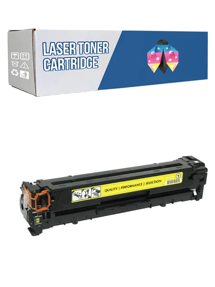 Safir Toner Hp 128A-CE322A LaserJet CM1415fnw 1.300 Syf Sarı Muadil Toner ürün görseli 1