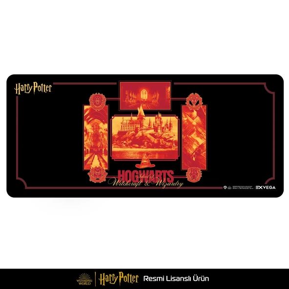 Harry Potter Hogwarts Mousepad XXL - Resim 3