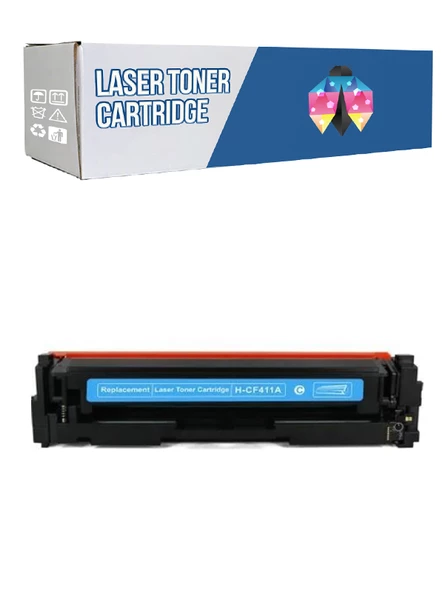 Safir Toner Hp Color  Pro MFP M477fnw 410A-CF411A  2,300 Syf Mavi Muadil Toner ürün görseli 1