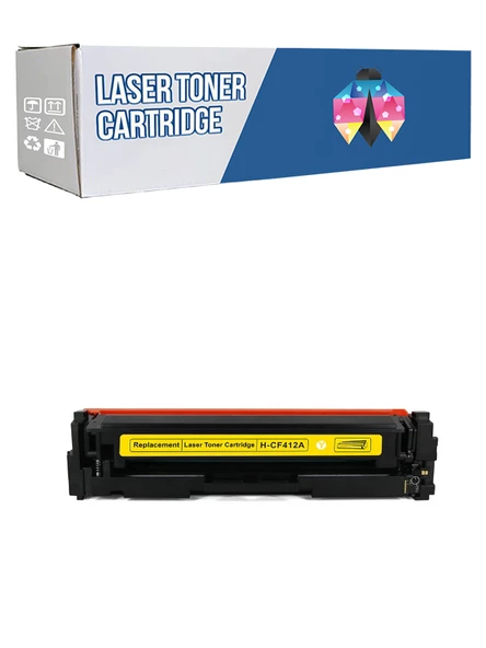 Safir Toner Hp Pro M452nw 410A-CF412A  2,300 Syf Sarı Muadil Toner ürün görseli 1