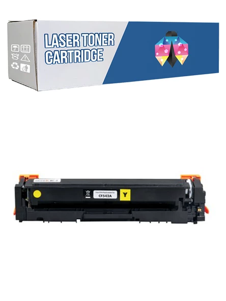 Safir Toner Hp LaserJet Pro M452dw 204A-CF512A Sarı Muadil Toner ürün görseli 1