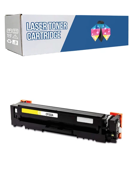 Safir Toner Hp T6B70A - T6B71A 205A-CF532A 900 Syf Sarı Muadil Toner ürün görseli 1