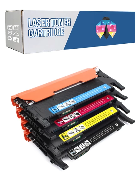 Safir Toner Samsung CLT-K406S CLX-3305fn CMYK 1 Set  Muadil Toner ürün görseli 1