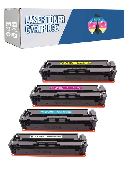 Safir Toner Hp 131A-CF210A-CF211A-CF212A-CF213A Pro 200 M251n 1 Set  Muadil Toner ürün görseli 1