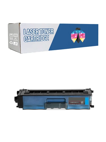 Safir Toner Brother TN-340 MFC-9560CDW 1.500 Sayfa Mavi Muadil Toner ürün görseli 1