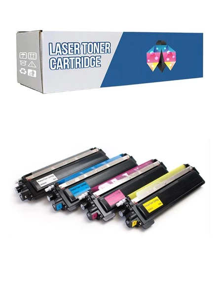 Safir Toner Brother Tn-210-Tn-230-Tn-240 MFC-9125CN MFC-9320CN CMYK 1 Set   Muadil Toner ürün görseli 1