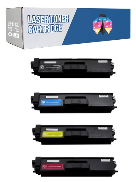 Safir Toner Brother TN-466 HL-L8260CDW CMYK 1 Set  Muadil Toner ürün görseli 1