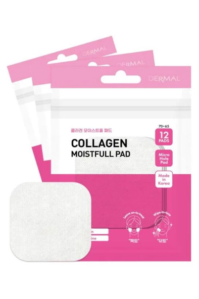 Dermal Kolajen Moistfull Pad 1 Paket 12 Adet ürün görseli 1