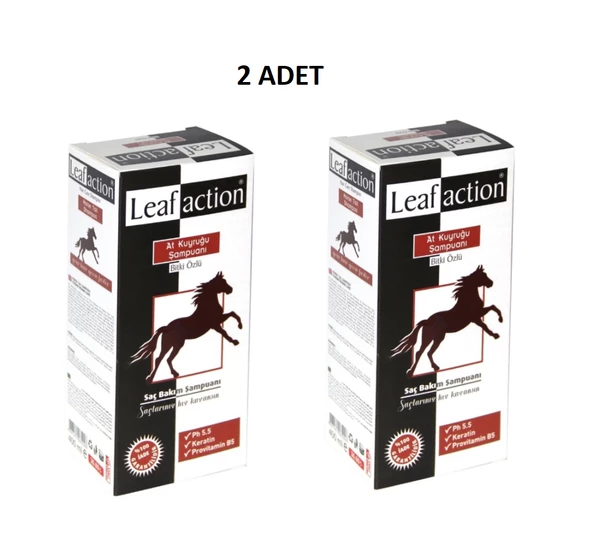 Leaf Action At Kuyruğu Şampuanı 400 ml x 2 ADET ürün görseli 1