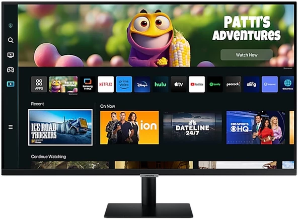 Samsung Odyssey M5 Ls27dm500euxuf 27" 4 Ms 60 Hz Full Hd Va Led Akıllı Monitör ürün görseli 1