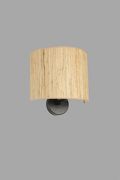 Lumexx BAMBU 010 ABAJURLU OVAL APLİK - Resim 3