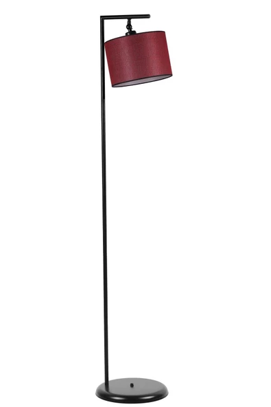 Lumexx SMART SİYAH SİLİNDİR HASIR BORDO ABAJURLU LAMBADER ürün görseli 1