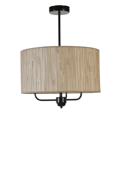 Lumexx BAMBU 09 ABAJURLU 3 LÜ SARKIT AVİZE - Resim 2