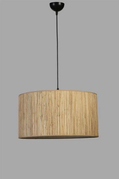 Lumexx BAMBU 010 ABAJURLU TEKLİ SARKIT AVİZE - Resim 3