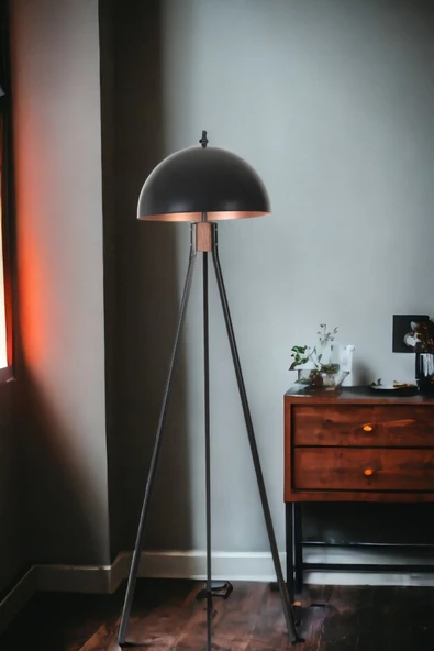 Lumexx FISCO TRİPOD SİYAH LAMBADER BÜYÜK RETRO BAŞLIKLI ürün görseli 1