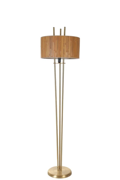 Lumexx BELEN ESKİTME LAMBADER SİLİNDİR BAMBU 01 ABAJURLU ürün görseli 1