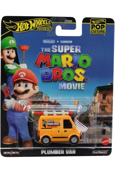 Hot Wheels Pop Culture Premium Plumber Van HXD63 HXF03 ürün görseli 1
