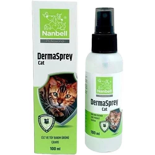 Nanbell Derma Sprey Kedi Cilt Tüy Bakım Sprey 100 Ml ürün görseli 1