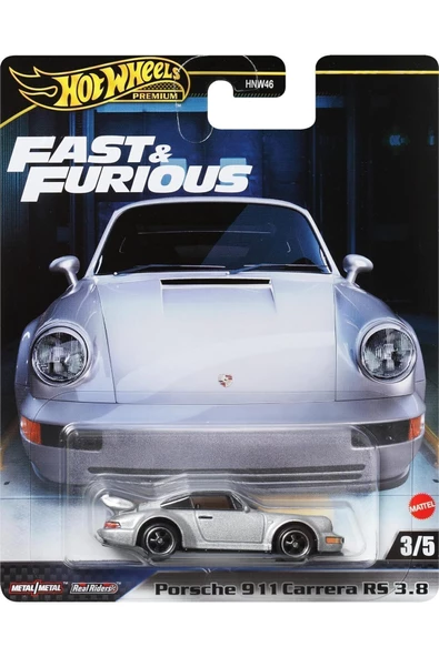 Hot Wheels Fast & Furious Premium Porsche 911 Carrera RS 3.8 HNW46 HRT97 ürün görseli 1