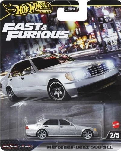 Hot Wheels Fast & Furious Premium Mercedes Benz 500 SEL HNW46 HRT94 ürün görseli 1