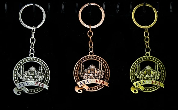 Metal Ayasofya Anahtarlık Alk2205 ürün görseli 1