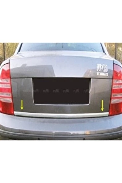 Skoda Superb Krom Bagaj Alt Çıtası 2001-2008 Arası PaslanmazÇelik ürün görseli 1