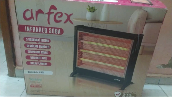arfex Elektrikli Isıtıcı,elektrikli ınfrared  Soba A-800 arfex ürün görseli 1