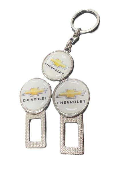 chevrolet Emniyet Kemerrr Metal Toka 1 Çift Ve Anahtarlık 1 Adet ürün görseli 1